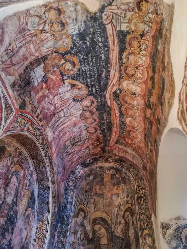 Frescoes Byzantine church of San Pietro Otranto guided tours excursions in apulia
