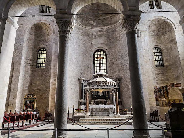 Interior of the Basilica of Saint Nicholas of Bari