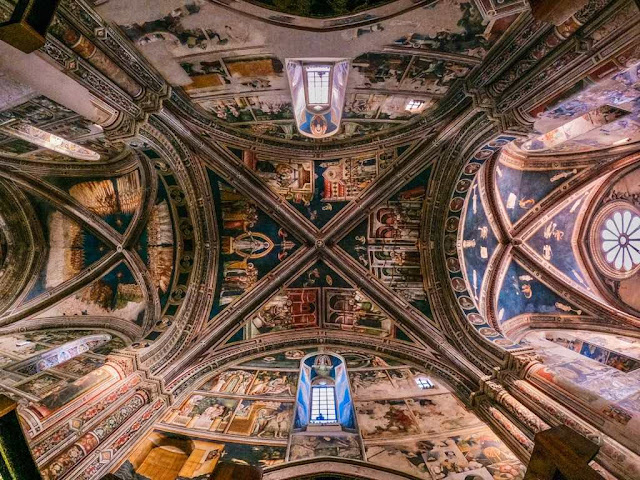 Frescoes Church of Saint Catherine of Alexandria in Galatina Apulia Italy Frescoes Church of Saint Catherine of Alexandria in Galatina Apulia Italy