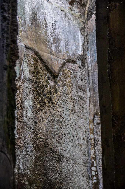 The opus reticulatum of the Piscina Mirabilis Roman Empire building architecture