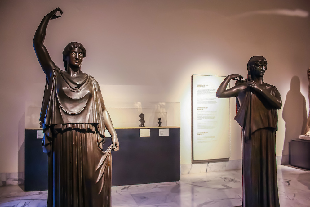 The Danaids from the Villa of the Papyri from Hercolaneum at MANN