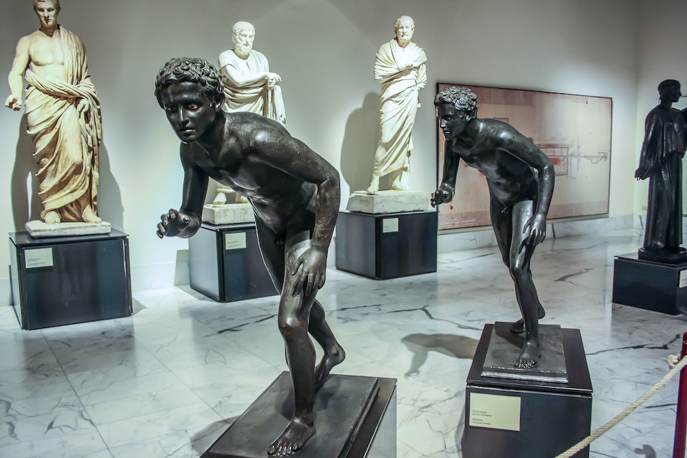 Wrestlers or Runners from the Villa of the Papyri from Hercolaneum at MANN