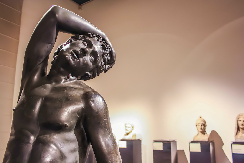 The Satyr from the Villa of the Papyri from Hercolaneum at MANN